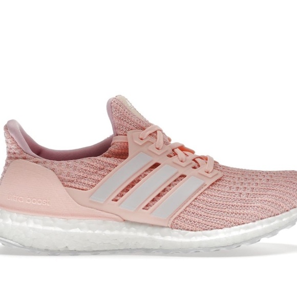 Adidas ultra boost size is 9 4.0 CLEAR ORANGE/ORCHID TINT/TRUE PINK - Picture 3 of 12